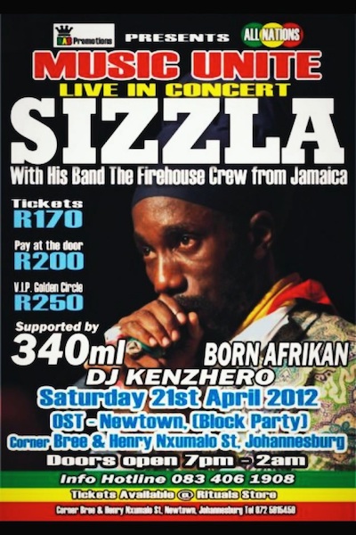 Sizzla 4/21/2012