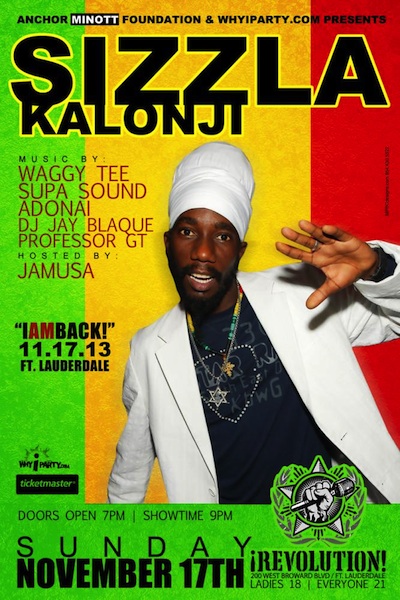 Sizzla 11/17/2013