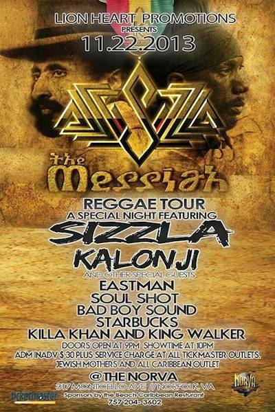 Sizzla 11/22/2013