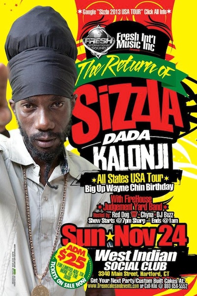 Sizzla 11/24/2013