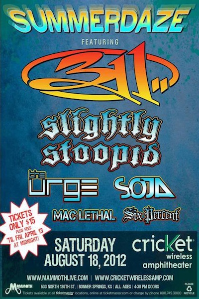 Slightly Stoopid 8/18/2012