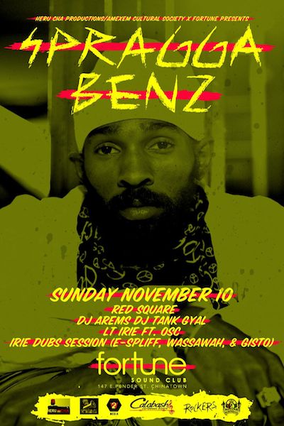 Spragga Benz 11/10/2013