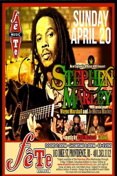 Stephen Marley 4/20/2014