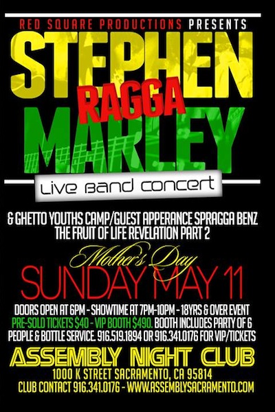 Stephen Marley 5/11/2014