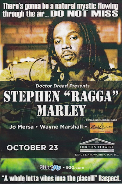 Stephen Marley 10/23/2013