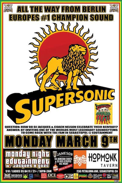 Supersonic Sound 3/9/2015