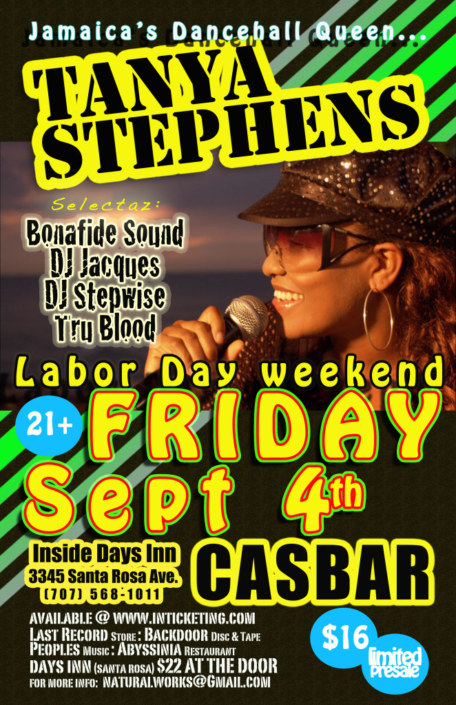 Tanya Stephens 9/4/2009