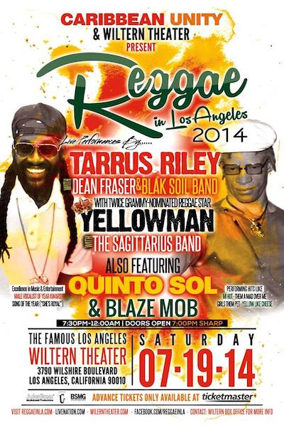 Tarrus Riley 7/19/2014