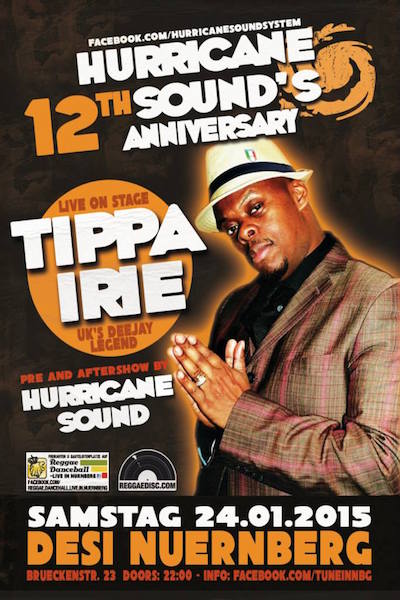 Tippa Irie 1/24/2015