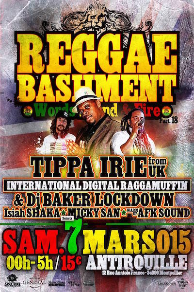 Tippa Irie 3/7/2015