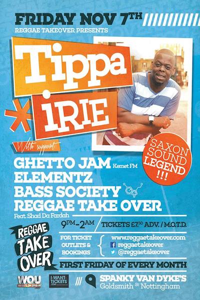 Tippa Irie 11/7/2014