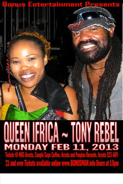 Tony Rebel 2/11/2013