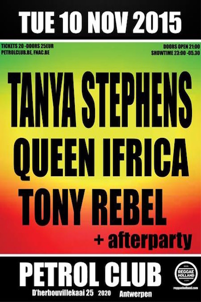 Tony Rebel 11/10/2015