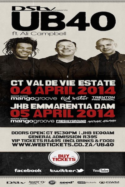 UB40 feat. Ali Campbell 4/5/2014
