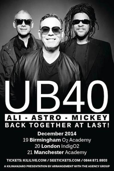 UB40 feat. Ali Campbell 12/20/2014