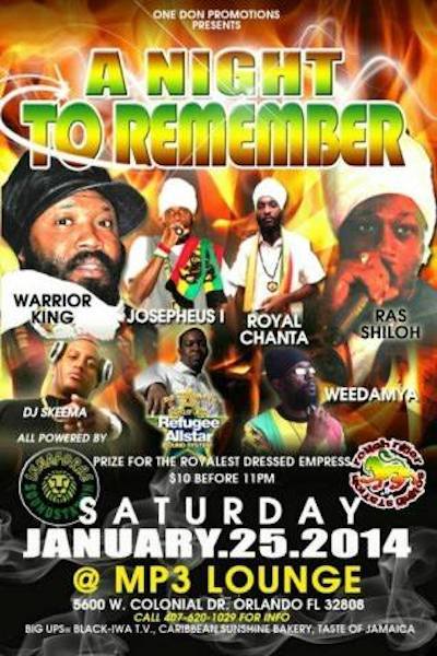 Warrior King 1/25/2014