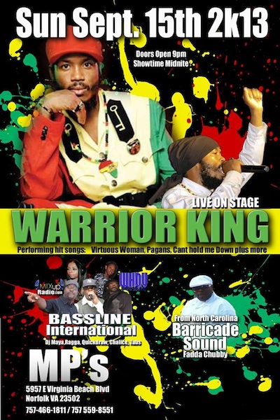Warrior King 9/15/2013