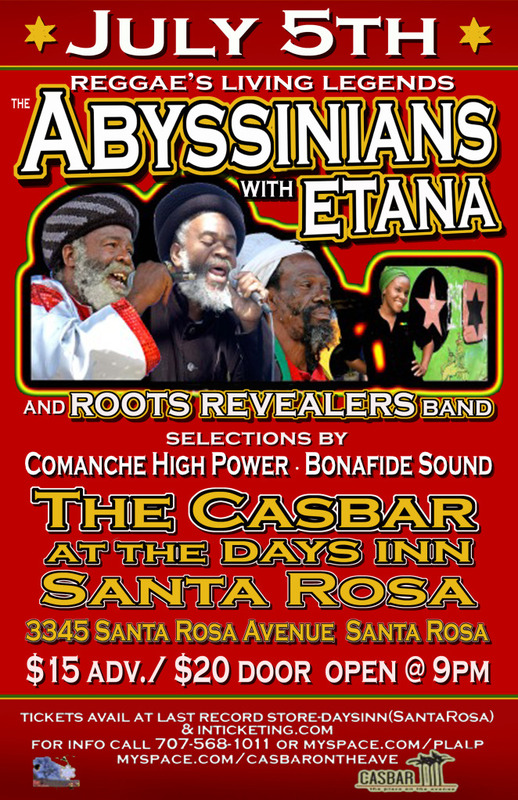 abyssinians tour dates