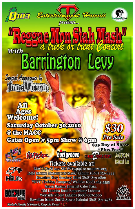 Barrington Levy 10/30/2010