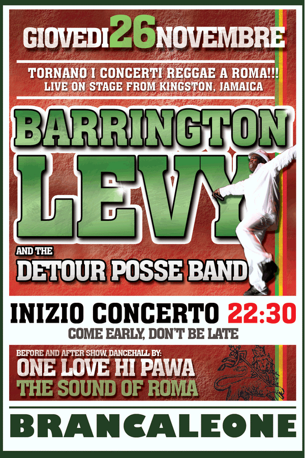 Barrington Levy 11/26/2009