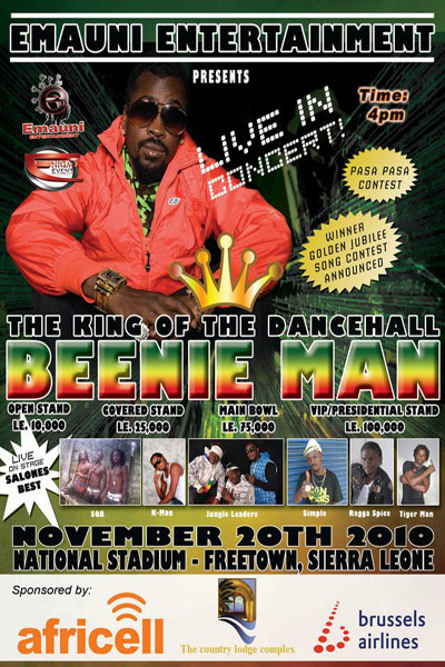Beenie Man 11/20/2010