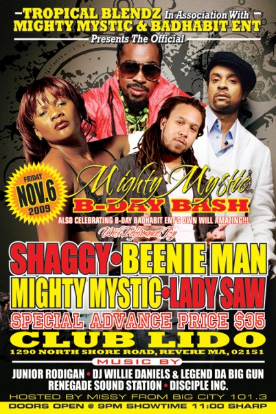 Beenie Man 11/6/2009