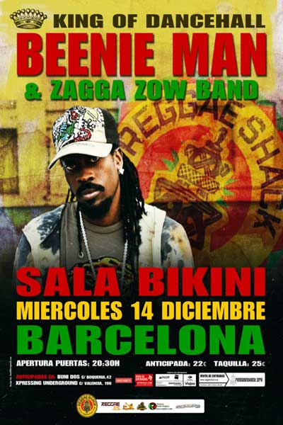 Beenie Man 12/14/2011