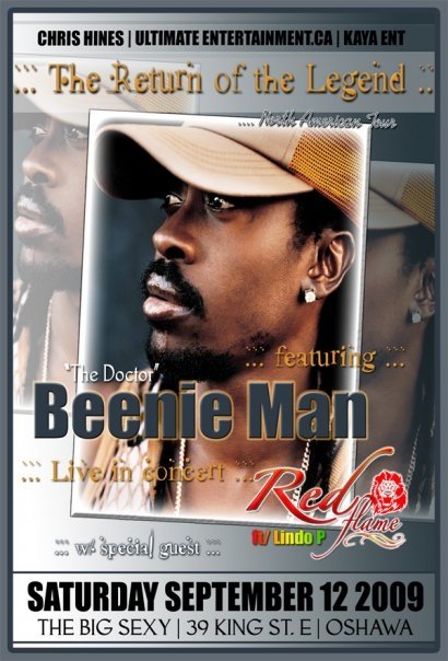 Beenie Man 9/12/2009
