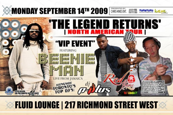 Beenie Man 9/14/2009