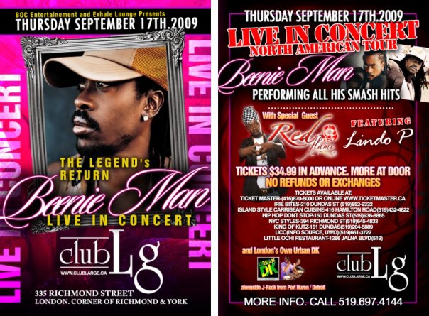 Beenie Man 9/17/2009