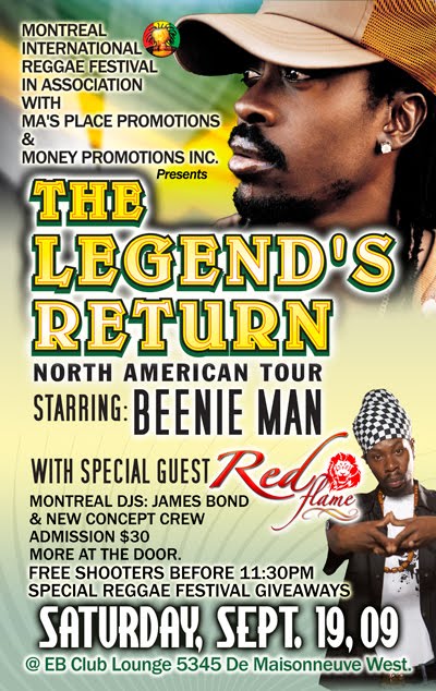 Beenie Man 9/19/2009