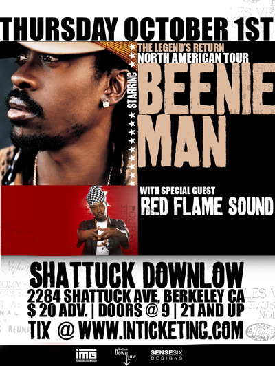 Beenie Man 10/1/2009