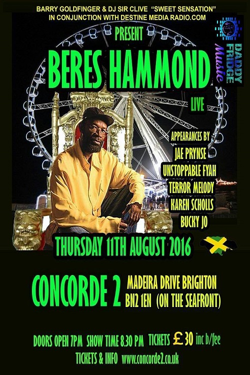 Beres Hammond 8/11/2016