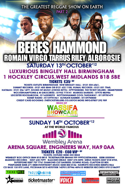 Beres Hammond 10/13/2012