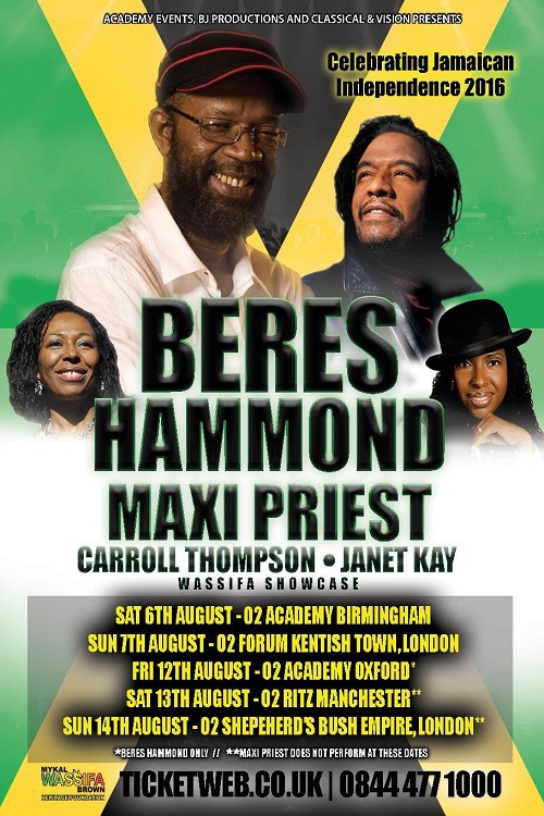 Beres Hammond 8/6/2016
