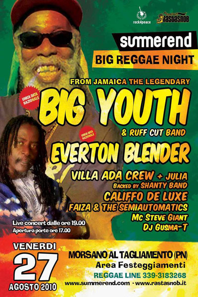 Big Youth 8/27/2010