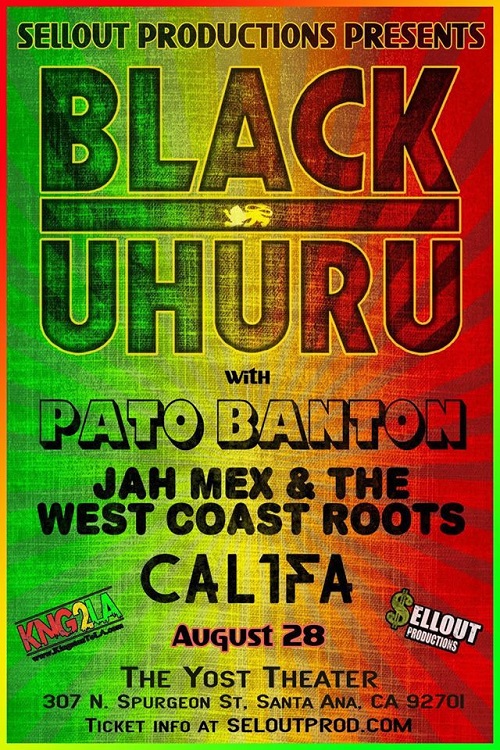 Black Uhuru 8/28/2016