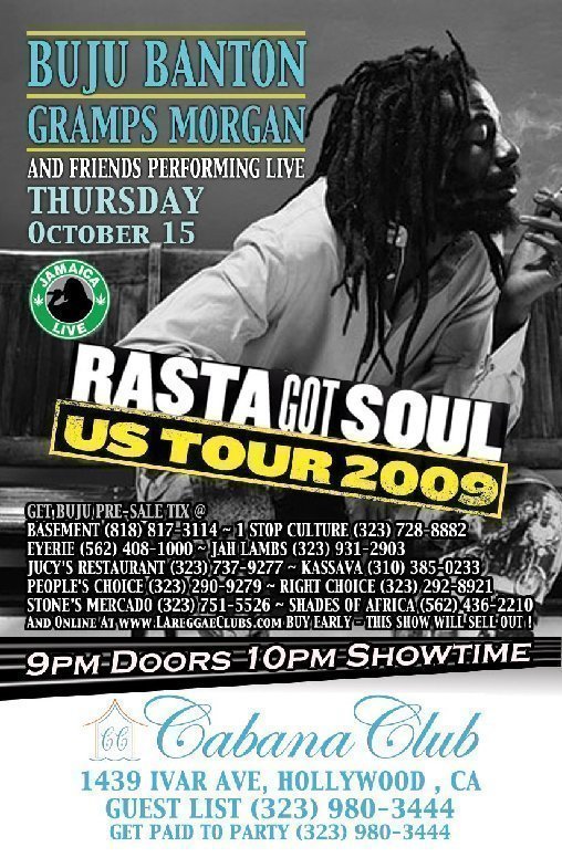 Buju Banton 10/15/2009