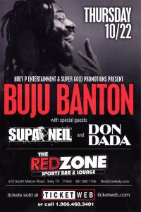 Buju Banton 10/22/2009
