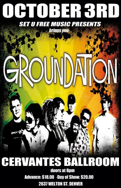 Groundation 10/3/2009