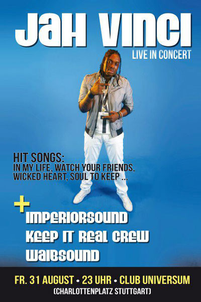 Jah Vinci 8/31/2012