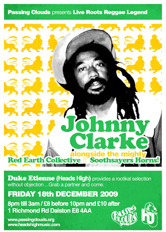 Johnny Clarke 12/18/2009