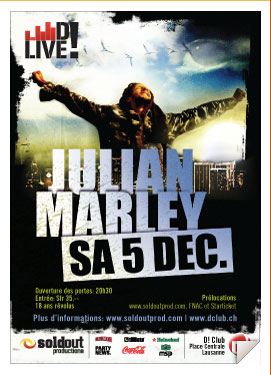 Julian Marley 12/5/2009