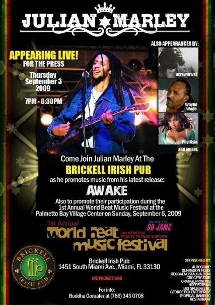 Julian Marley 9/3/2009