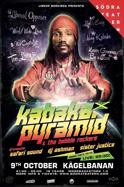 Kabaka Pyramid 10/9/2015