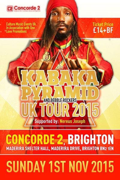 Kabaka Pyramid 11/1/2015