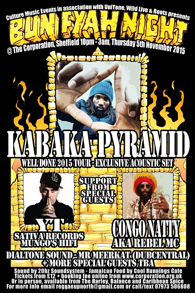 Kabaka Pyramid 11/5/2015
