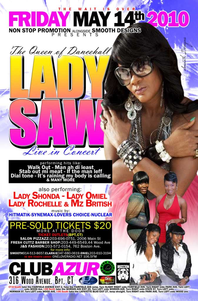 Dates: Lady Saw