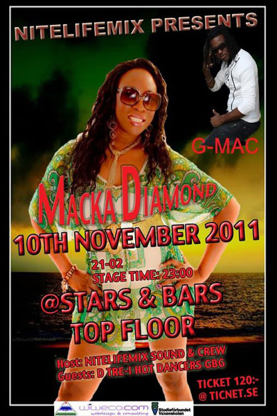 Macka Diamond 11/10/2011