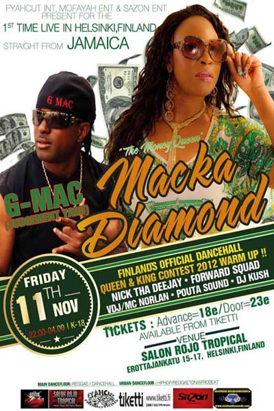 Macka Diamond 11/11/2011